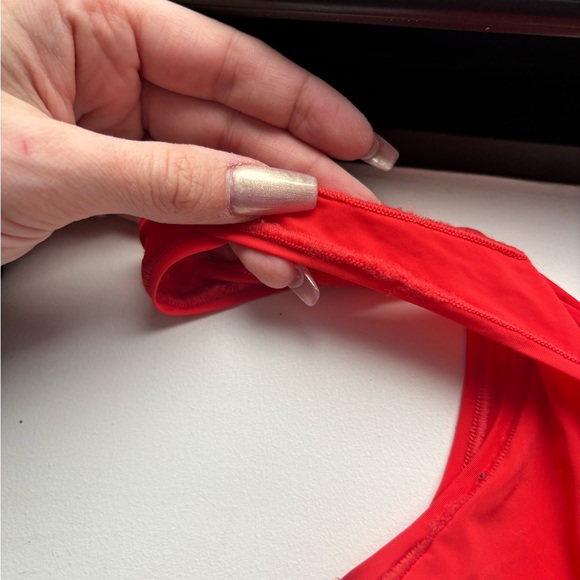 SKIMS Jelly Sheer Scoop-Neck Stretch-Woven Bra in Poppy - Picture 7 of 7